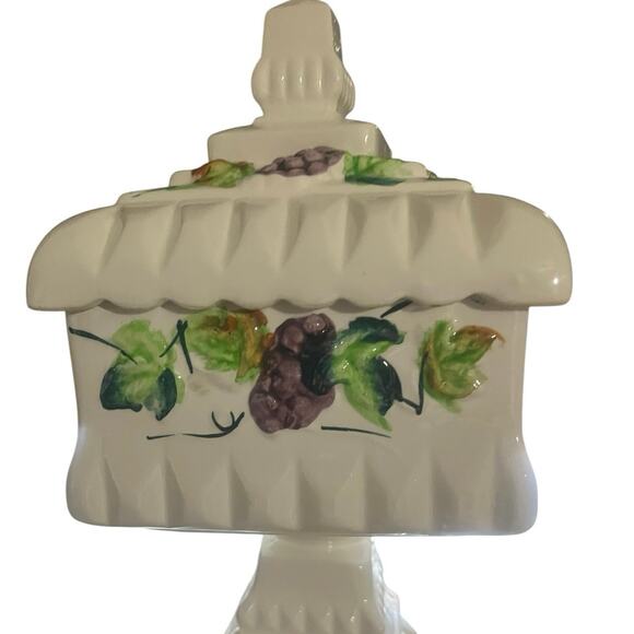 Vintage Pedestal Wedding Box Candy Dish by Sutton’s Creations - Picture 3 of 8